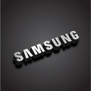 An image display of the Samsung company logo.